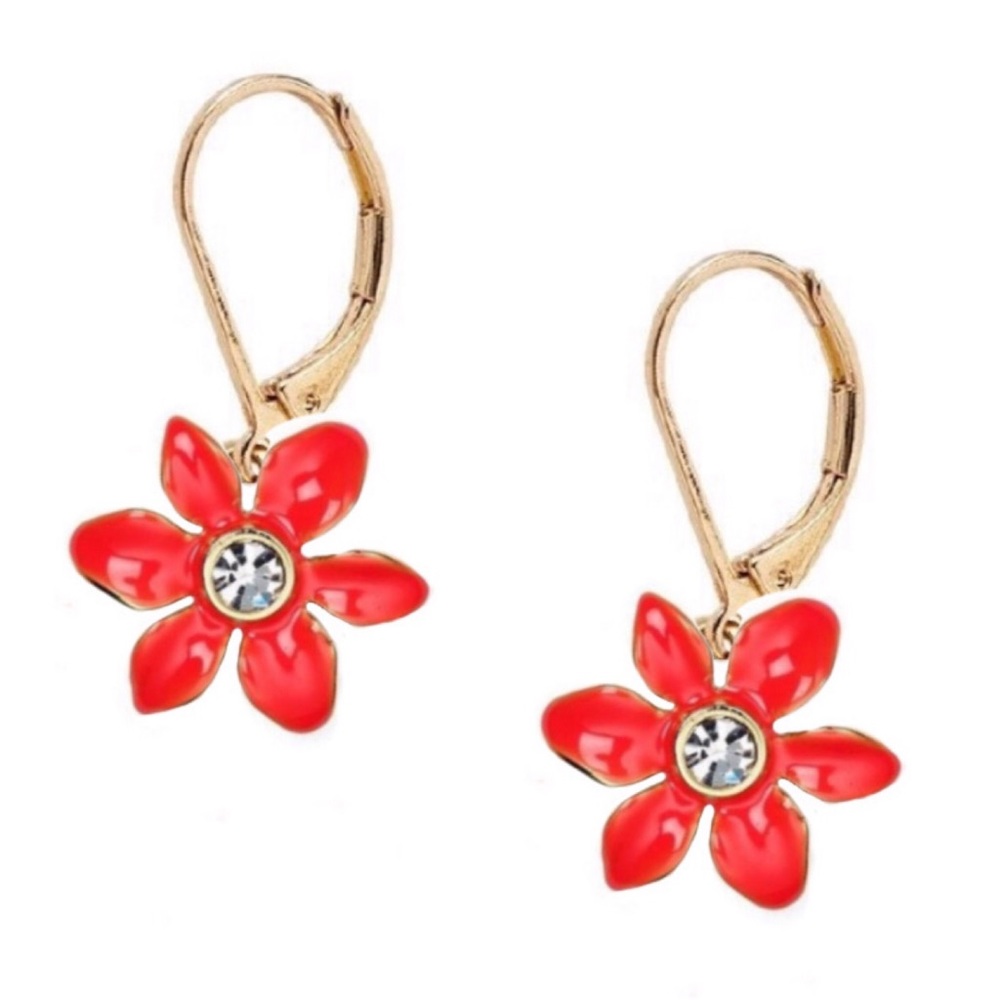 KATE SPADE • Lovely Lillies Drop Earrings - Picture 1 of 3